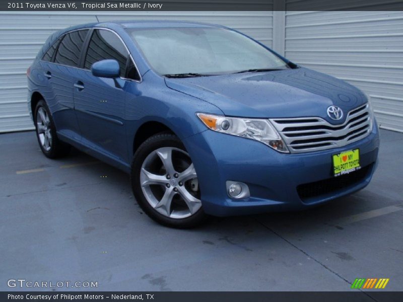 Tropical Sea Metallic / Ivory 2011 Toyota Venza V6
