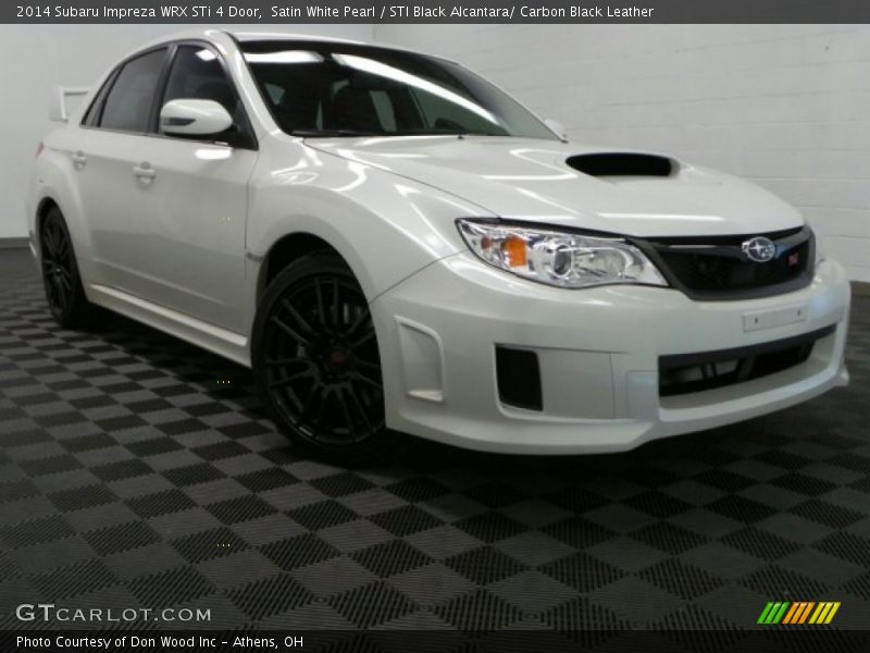 Front 3/4 View of 2014 Impreza WRX STi 4 Door