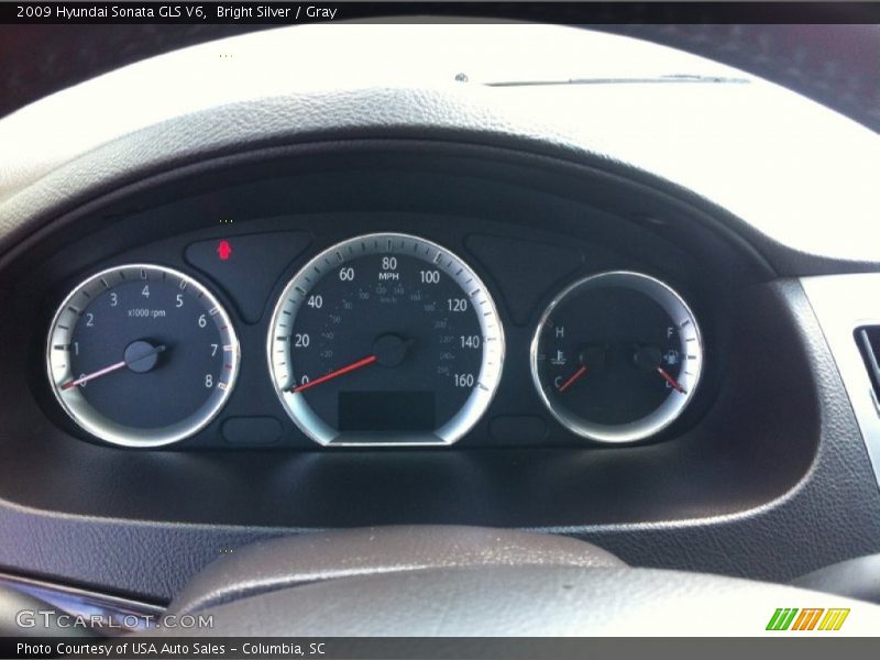 Bright Silver / Gray 2009 Hyundai Sonata GLS V6