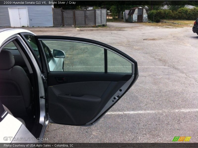 Bright Silver / Gray 2009 Hyundai Sonata GLS V6