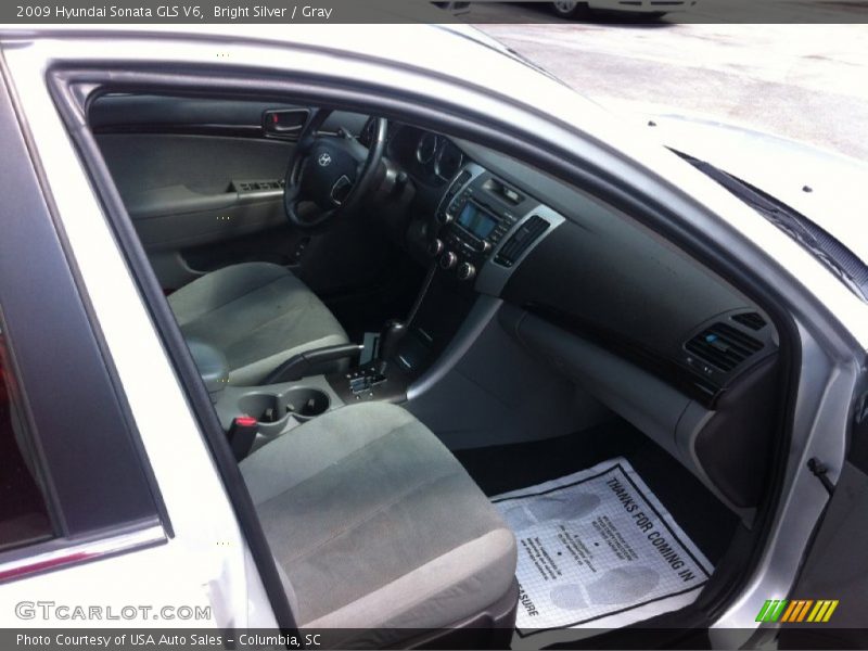 Bright Silver / Gray 2009 Hyundai Sonata GLS V6