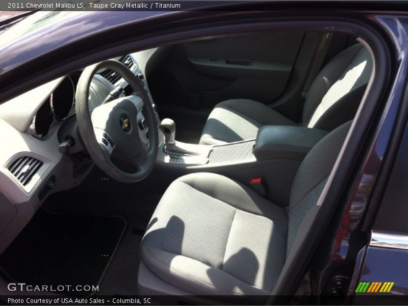 Taupe Gray Metallic / Titanium 2011 Chevrolet Malibu LS