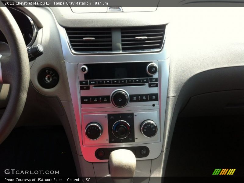 Taupe Gray Metallic / Titanium 2011 Chevrolet Malibu LS