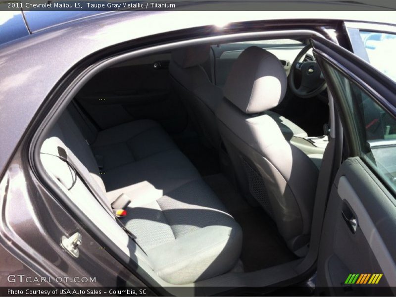 Taupe Gray Metallic / Titanium 2011 Chevrolet Malibu LS