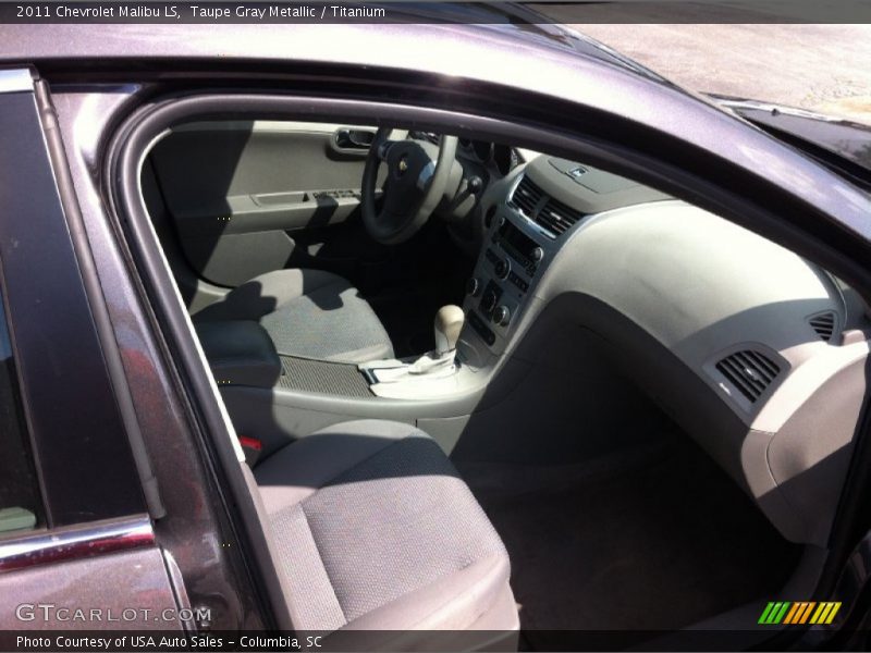 Taupe Gray Metallic / Titanium 2011 Chevrolet Malibu LS
