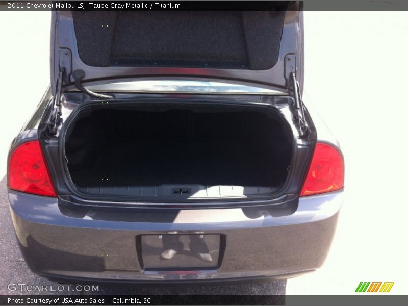 Taupe Gray Metallic / Titanium 2011 Chevrolet Malibu LS