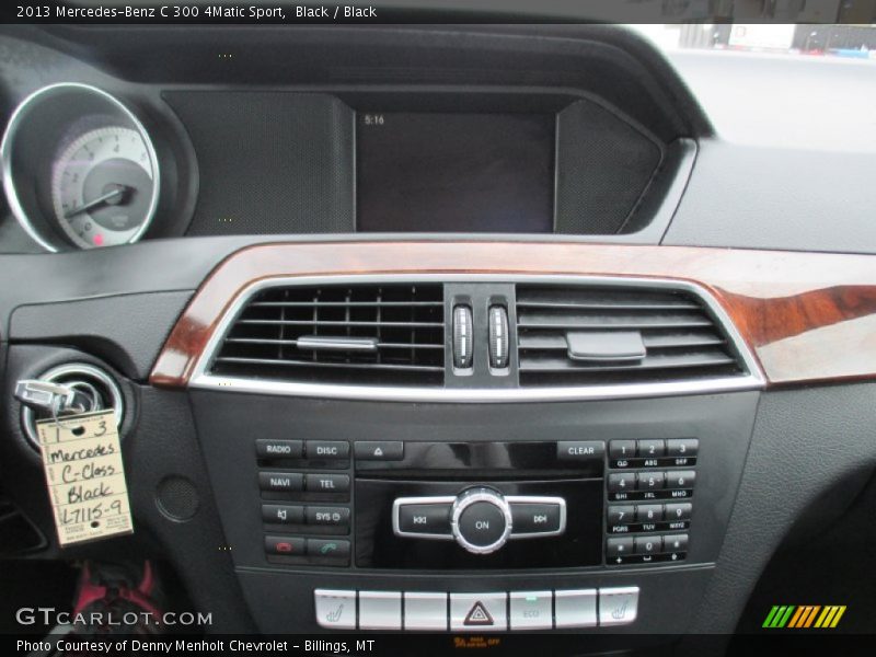 Black / Black 2013 Mercedes-Benz C 300 4Matic Sport