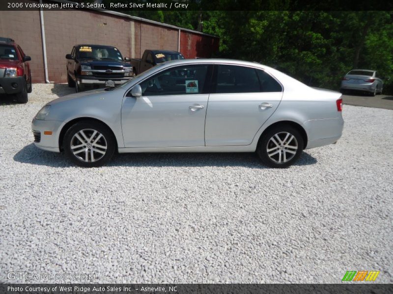 Reflex Silver Metallic / Grey 2006 Volkswagen Jetta 2.5 Sedan