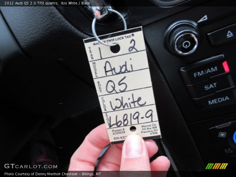 Ibis White / Black 2012 Audi Q5 2.0 TFSI quattro