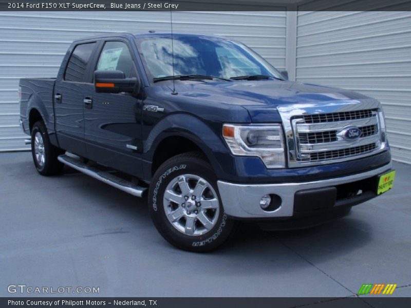 Blue Jeans / Steel Grey 2014 Ford F150 XLT SuperCrew