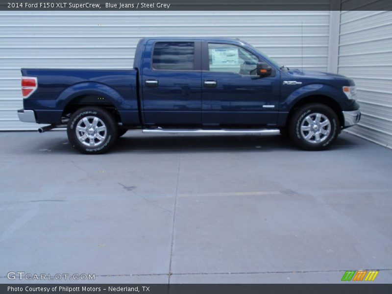 Blue Jeans / Steel Grey 2014 Ford F150 XLT SuperCrew