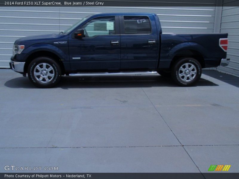 Blue Jeans / Steel Grey 2014 Ford F150 XLT SuperCrew