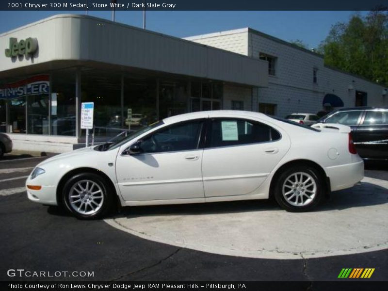 Stone White / Dark Slate Gray 2001 Chrysler 300 M Sedan