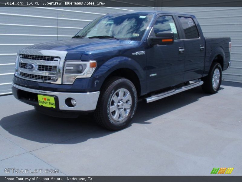 Blue Jeans / Steel Grey 2014 Ford F150 XLT SuperCrew