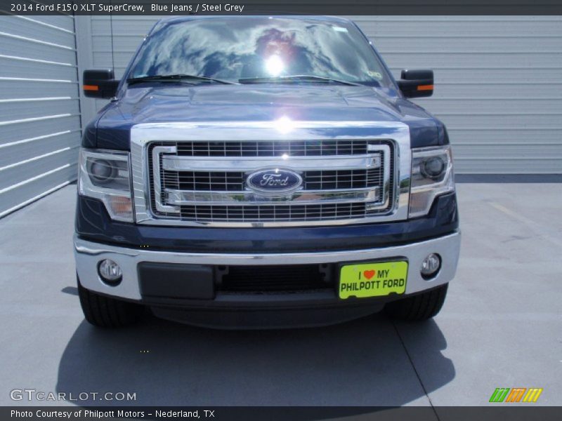 Blue Jeans / Steel Grey 2014 Ford F150 XLT SuperCrew