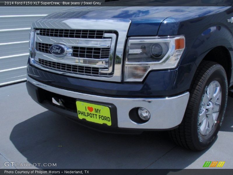 Blue Jeans / Steel Grey 2014 Ford F150 XLT SuperCrew