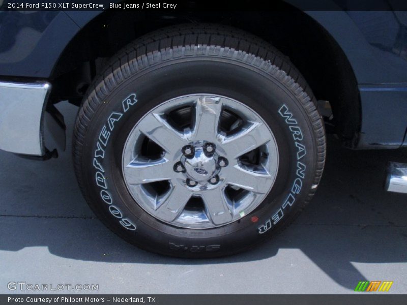 Blue Jeans / Steel Grey 2014 Ford F150 XLT SuperCrew