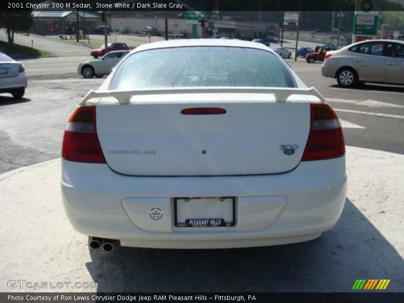 Stone White / Dark Slate Gray 2001 Chrysler 300 M Sedan
