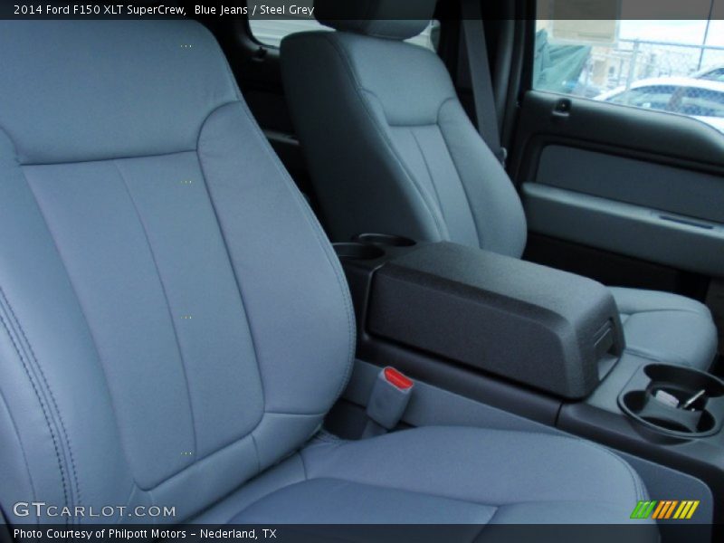 Blue Jeans / Steel Grey 2014 Ford F150 XLT SuperCrew