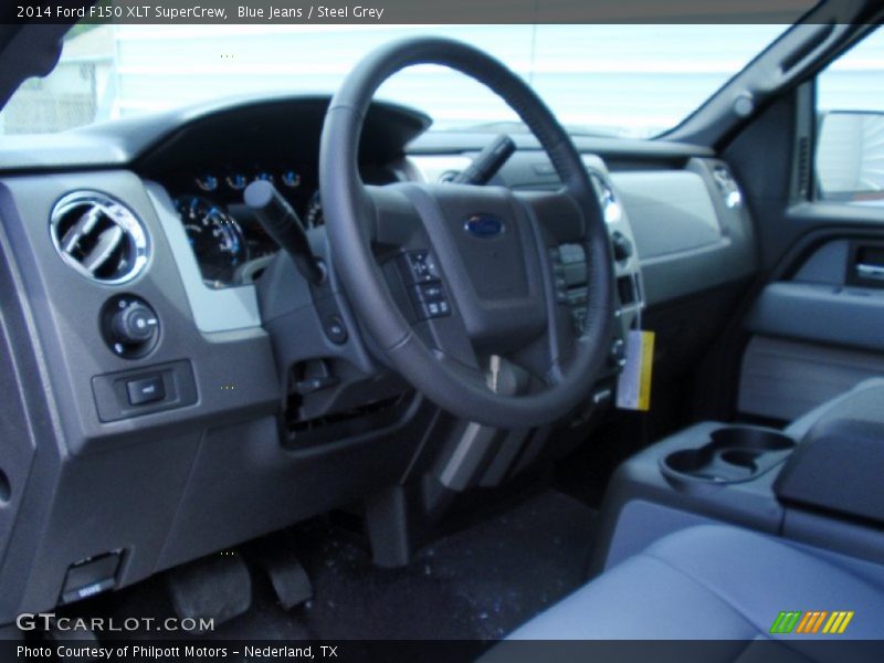Blue Jeans / Steel Grey 2014 Ford F150 XLT SuperCrew