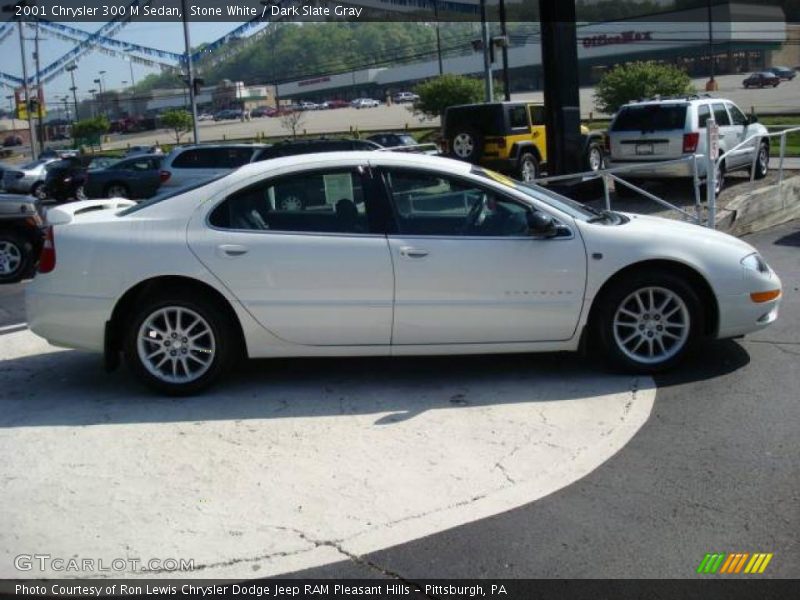 Stone White / Dark Slate Gray 2001 Chrysler 300 M Sedan