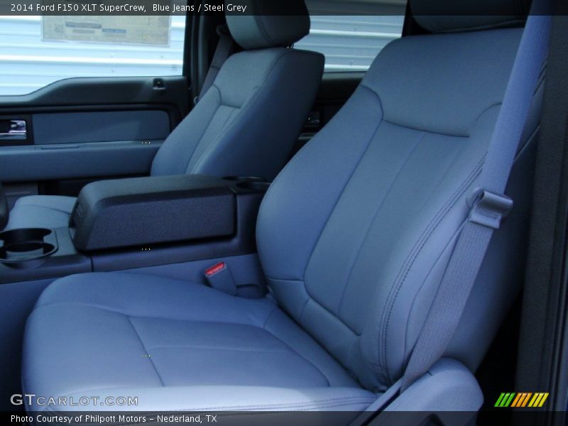 Blue Jeans / Steel Grey 2014 Ford F150 XLT SuperCrew