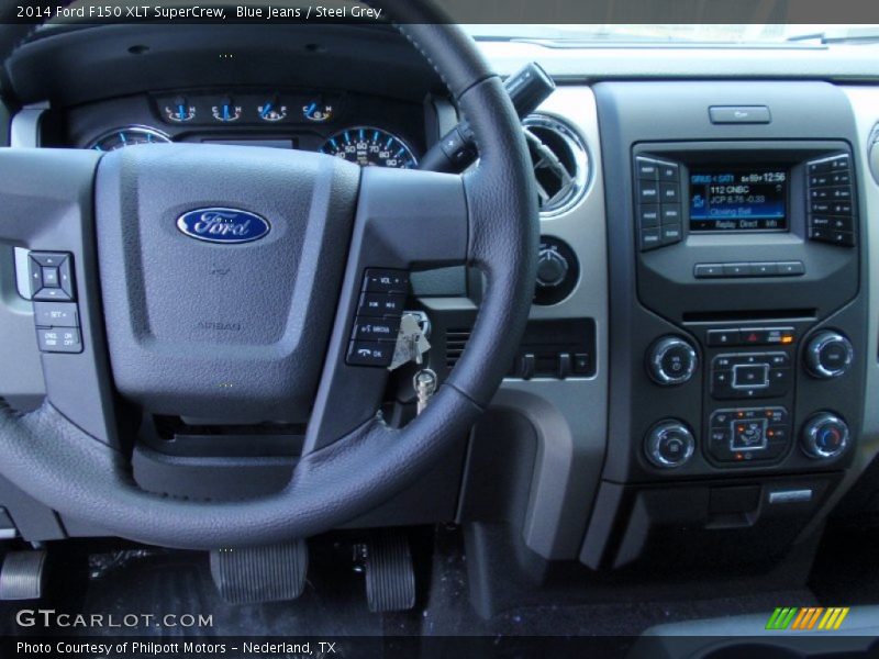 Blue Jeans / Steel Grey 2014 Ford F150 XLT SuperCrew