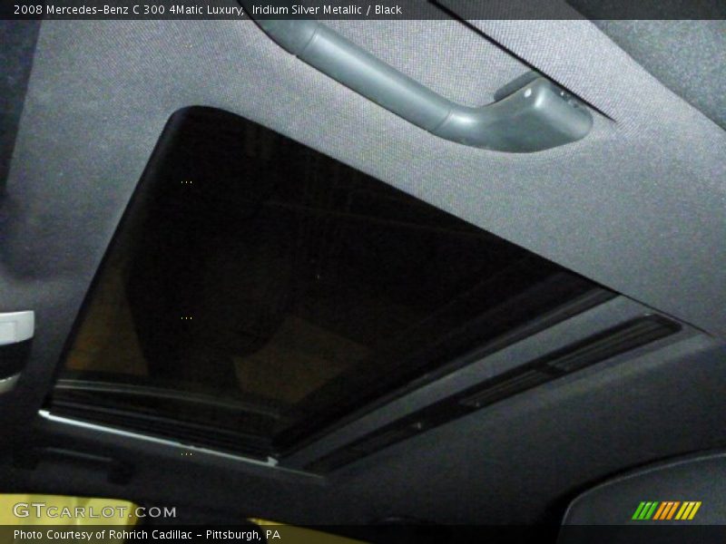 Iridium Silver Metallic / Black 2008 Mercedes-Benz C 300 4Matic Luxury