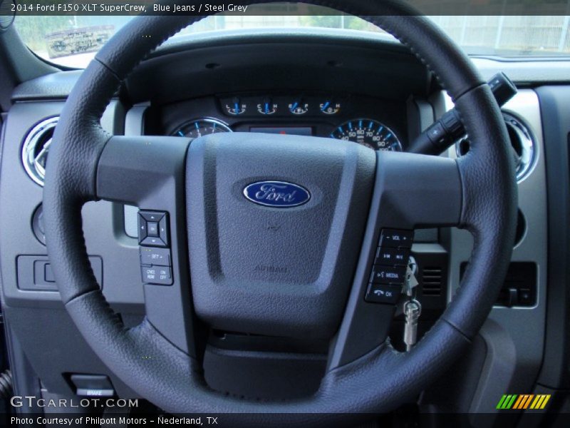 Blue Jeans / Steel Grey 2014 Ford F150 XLT SuperCrew