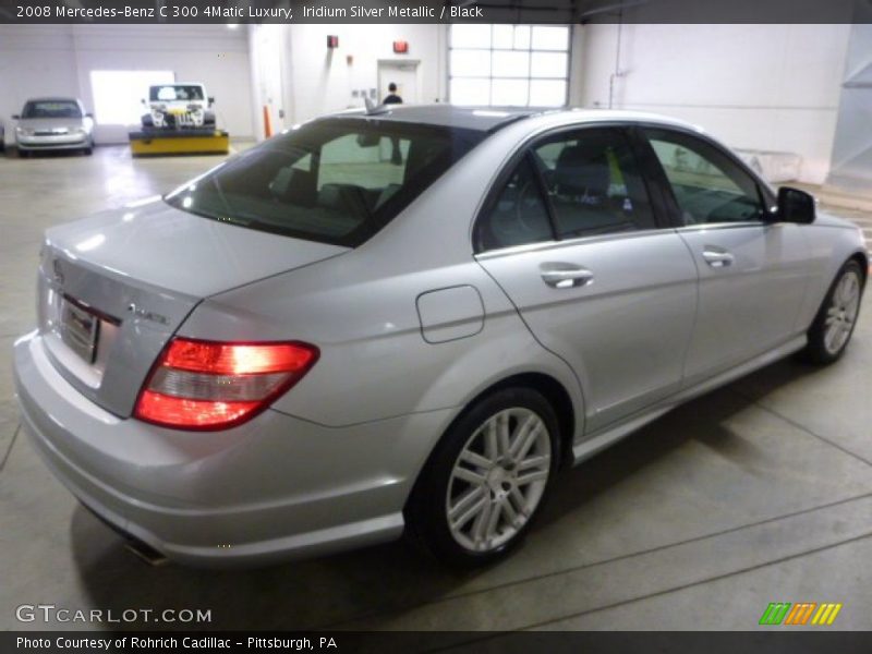 Iridium Silver Metallic / Black 2008 Mercedes-Benz C 300 4Matic Luxury
