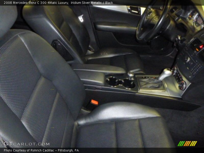 Iridium Silver Metallic / Black 2008 Mercedes-Benz C 300 4Matic Luxury