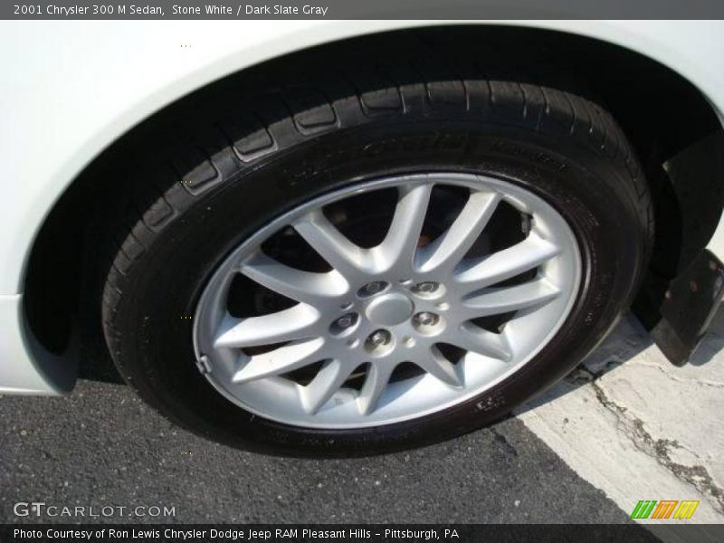 Stone White / Dark Slate Gray 2001 Chrysler 300 M Sedan
