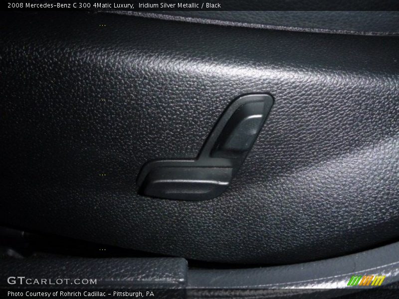 Iridium Silver Metallic / Black 2008 Mercedes-Benz C 300 4Matic Luxury