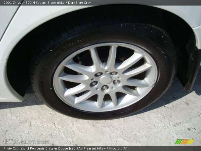 Stone White / Dark Slate Gray 2001 Chrysler 300 M Sedan