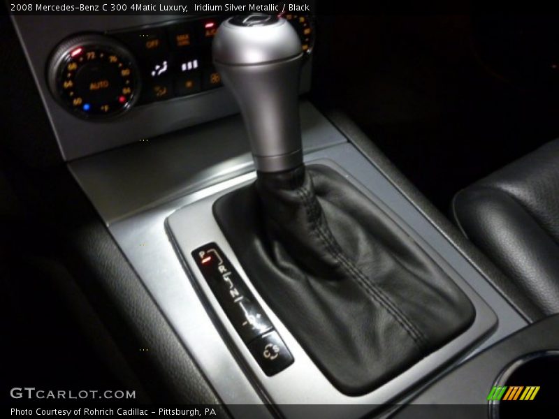 Iridium Silver Metallic / Black 2008 Mercedes-Benz C 300 4Matic Luxury