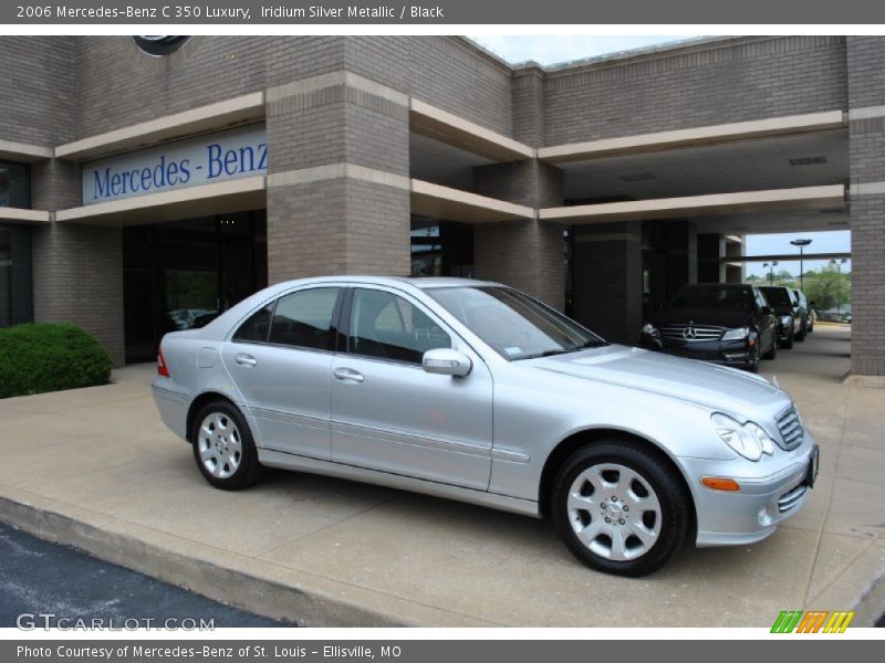 Iridium Silver Metallic / Black 2006 Mercedes-Benz C 350 Luxury