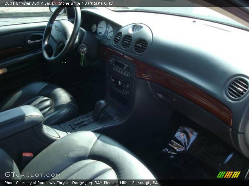 Stone White / Dark Slate Gray 2001 Chrysler 300 M Sedan