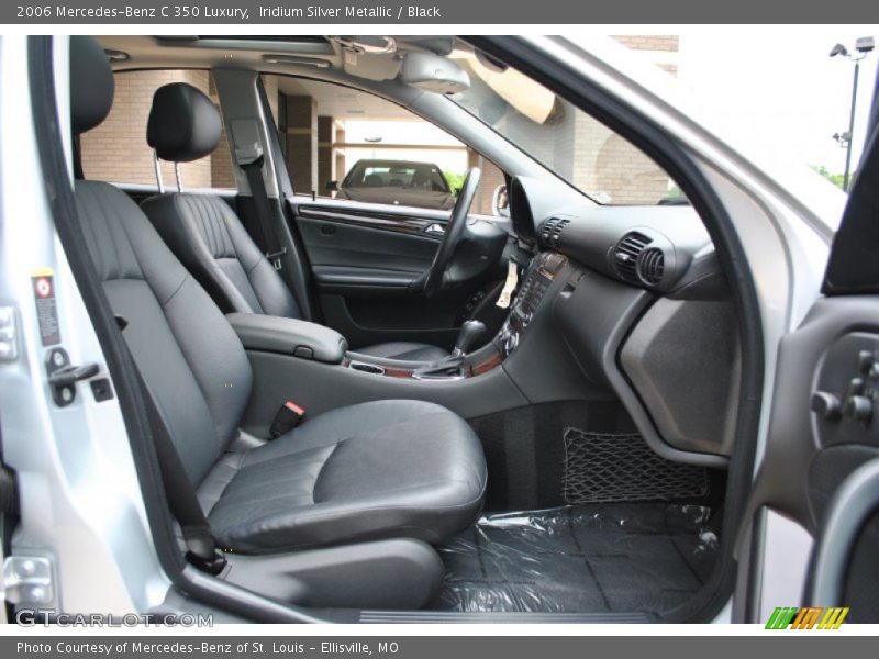Iridium Silver Metallic / Black 2006 Mercedes-Benz C 350 Luxury