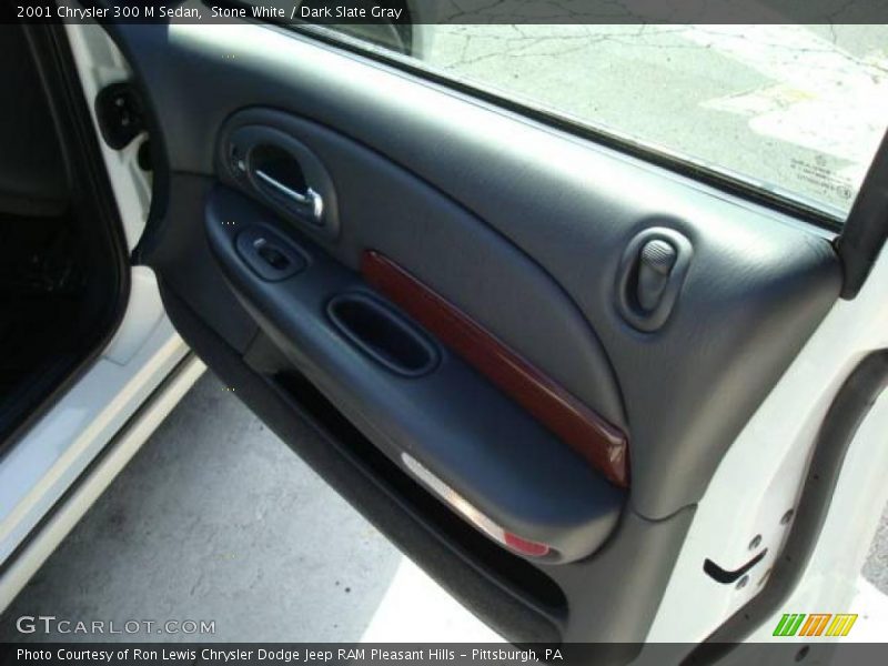 Stone White / Dark Slate Gray 2001 Chrysler 300 M Sedan