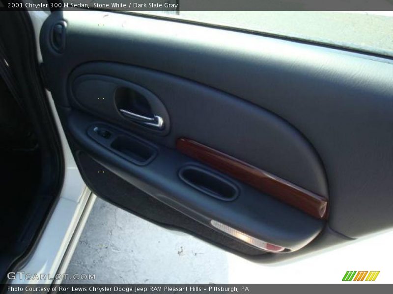 Stone White / Dark Slate Gray 2001 Chrysler 300 M Sedan