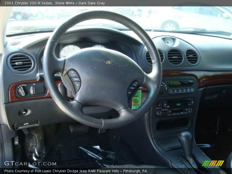 Stone White / Dark Slate Gray 2001 Chrysler 300 M Sedan