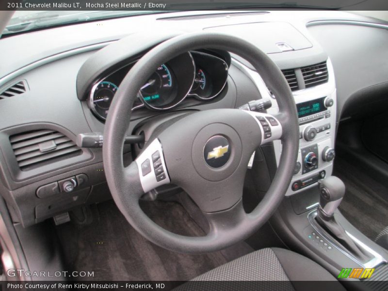 Mocha Steel Metallic / Ebony 2011 Chevrolet Malibu LT