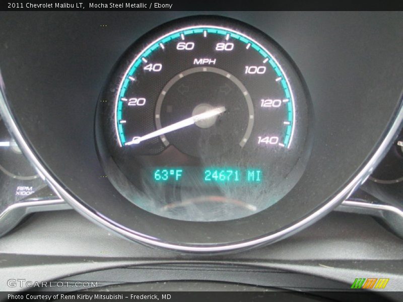 Mocha Steel Metallic / Ebony 2011 Chevrolet Malibu LT
