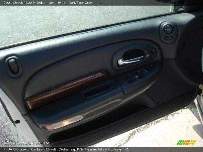 Stone White / Dark Slate Gray 2001 Chrysler 300 M Sedan