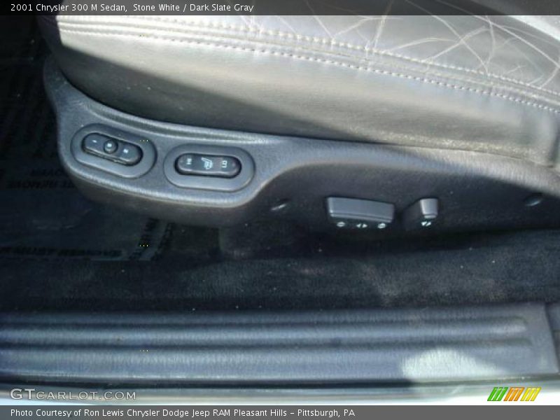 Stone White / Dark Slate Gray 2001 Chrysler 300 M Sedan