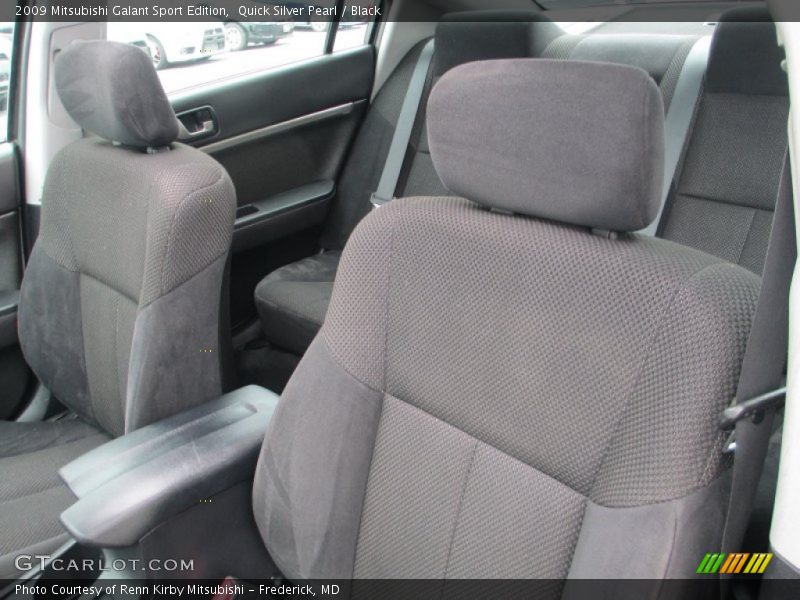Quick Silver Pearl / Black 2009 Mitsubishi Galant Sport Edition