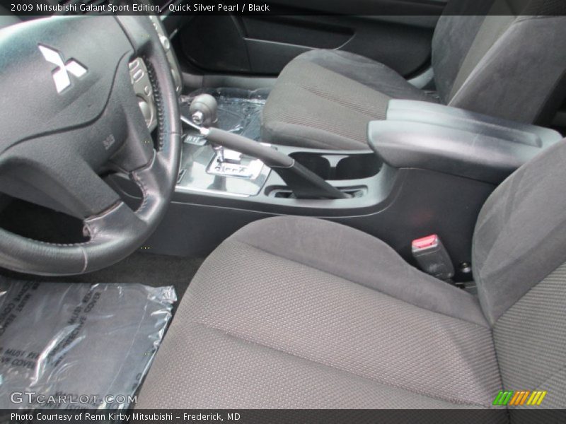 Quick Silver Pearl / Black 2009 Mitsubishi Galant Sport Edition
