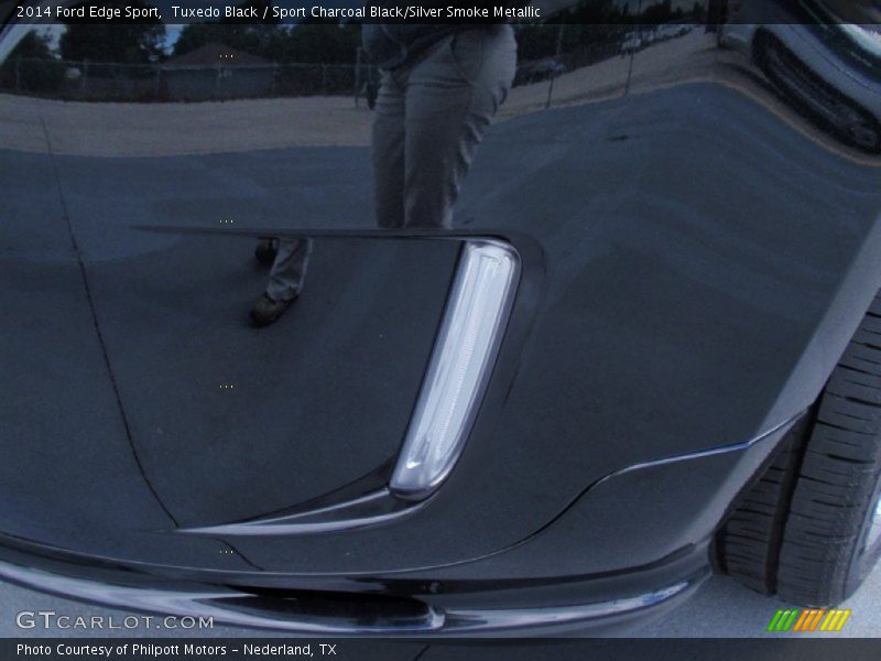 Tuxedo Black / Sport Charcoal Black/Silver Smoke Metallic 2014 Ford Edge Sport