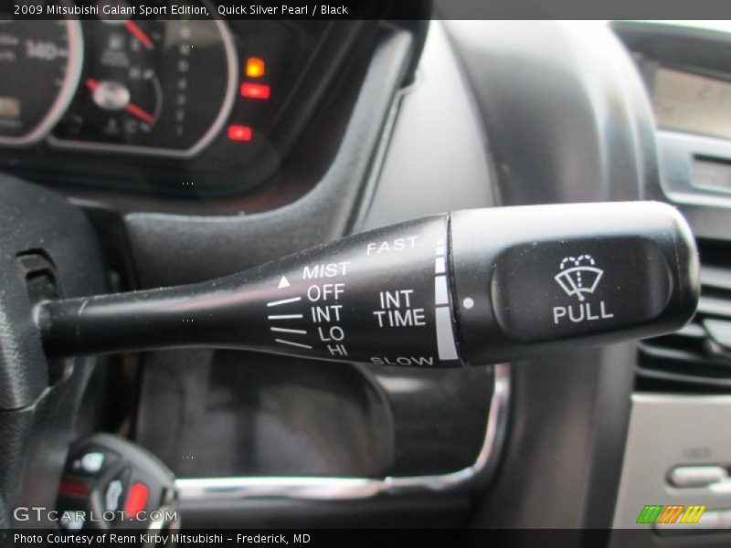 Quick Silver Pearl / Black 2009 Mitsubishi Galant Sport Edition