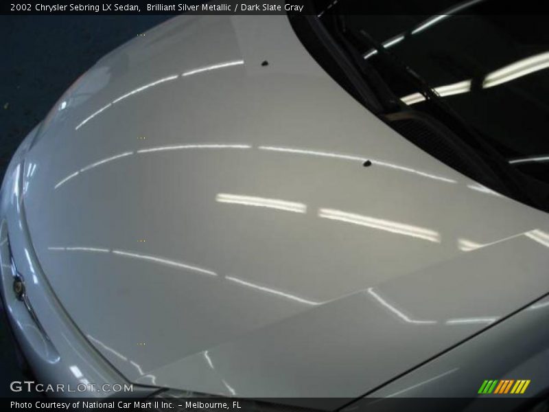 Brilliant Silver Metallic / Dark Slate Gray 2002 Chrysler Sebring LX Sedan